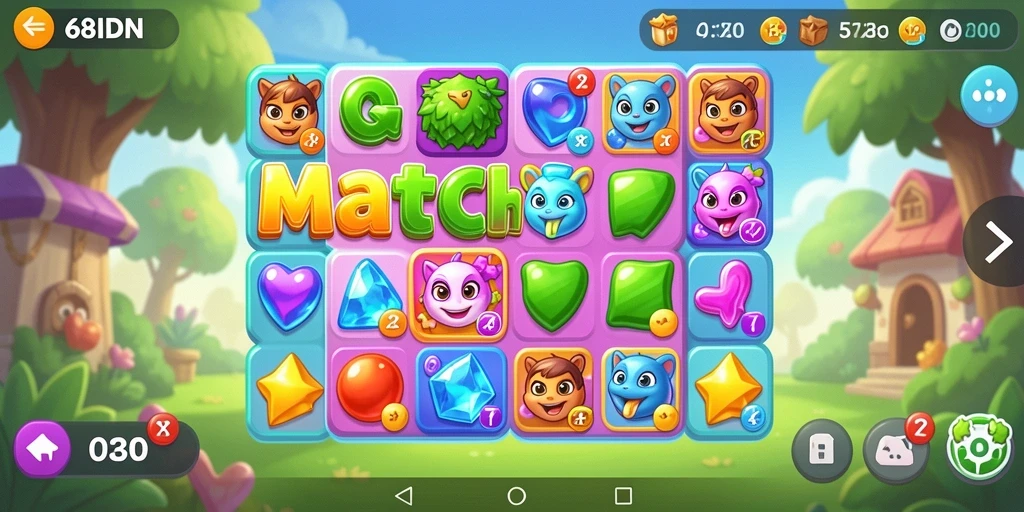 Screenshot gameplay 68IDN dengan kombinasi warna yang menawan.