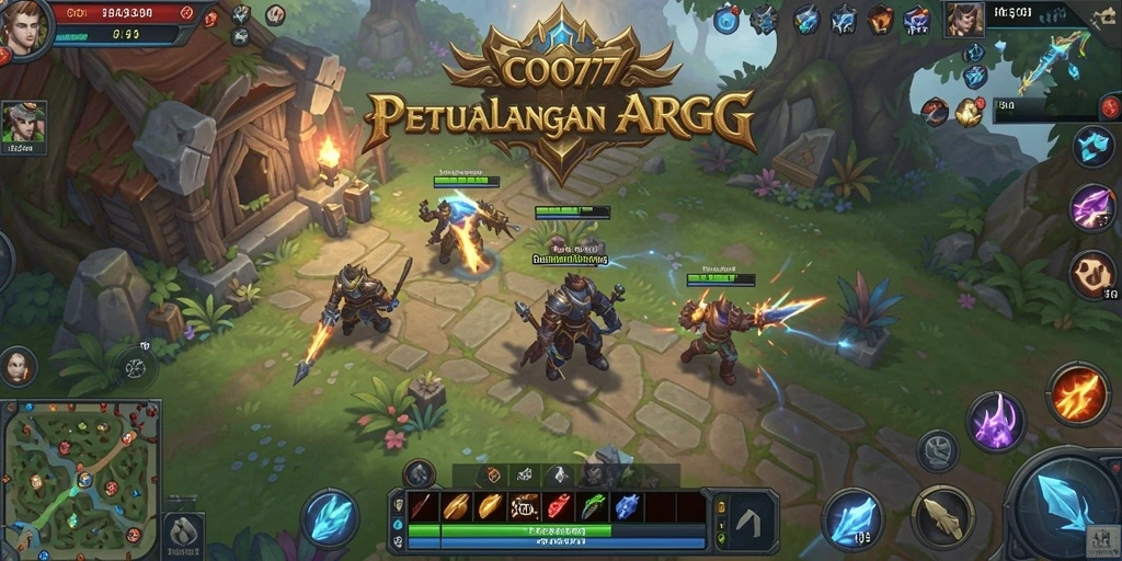 Screenshot utama COO77 menampilkan aksi pertarungan seru dalam dunia ARPG.