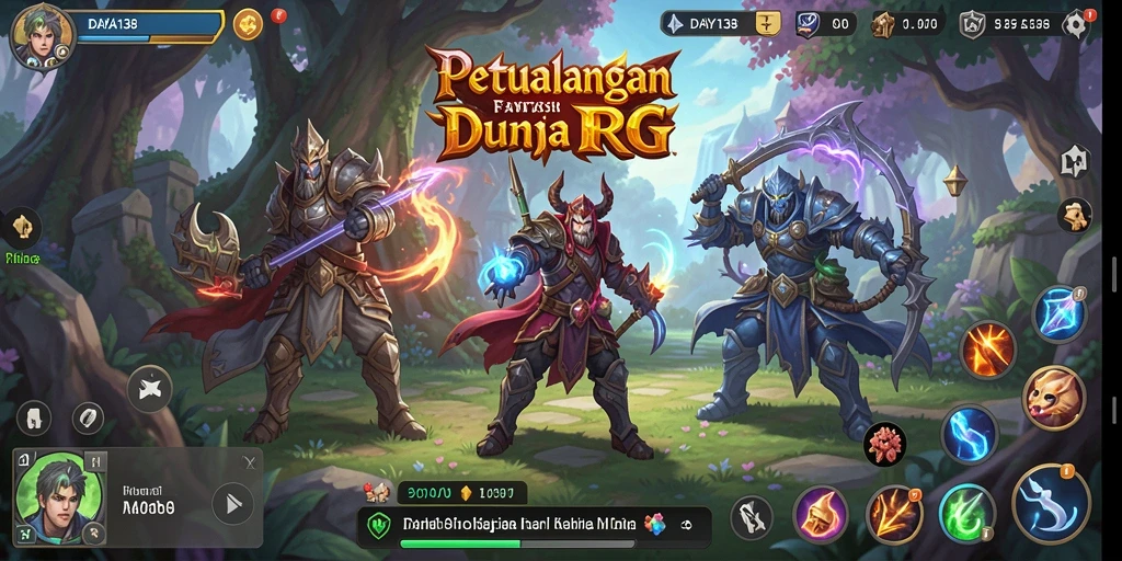 Tangkapan layar dari <strong>DAYA138</strong> yang menampilkan aksi petualangan RPG yang seru.