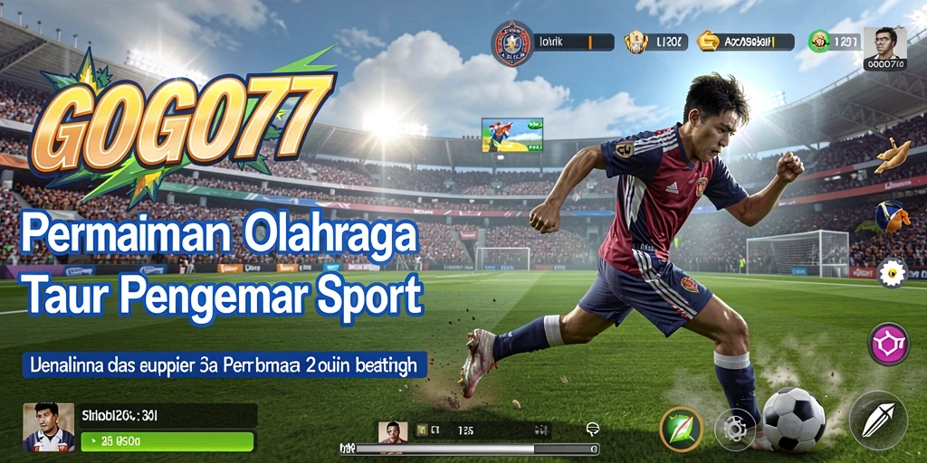 Tampilan gameplay GOGO77 yang memukau dan penuh aksi olahraga.