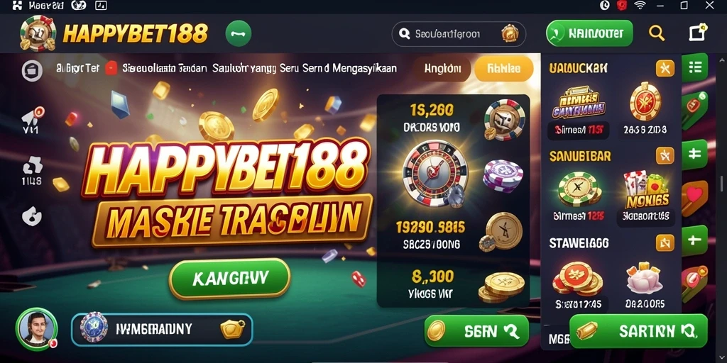 Tampilan menarik dari gameplay <strong>HAPPYBET188</strong> yang menyajikan simulasi taruhan.