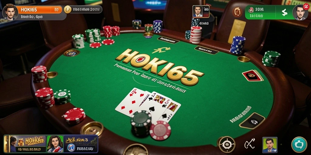 Screenshot HOKI65 menampilkan pengalaman bermain Poker yang nyata dan seru.