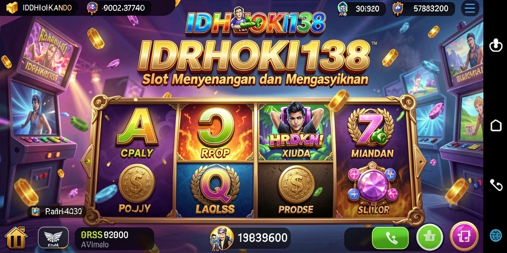 Tampilan permainan Slot yang menarik dari IDRHOKI138.