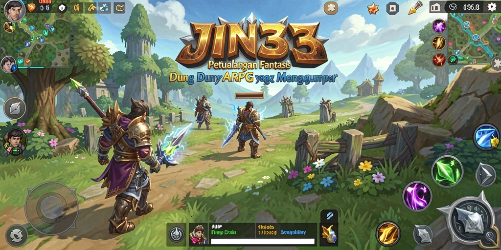 Gameplay seru dan grafis menakjubkan dalam JIN33.