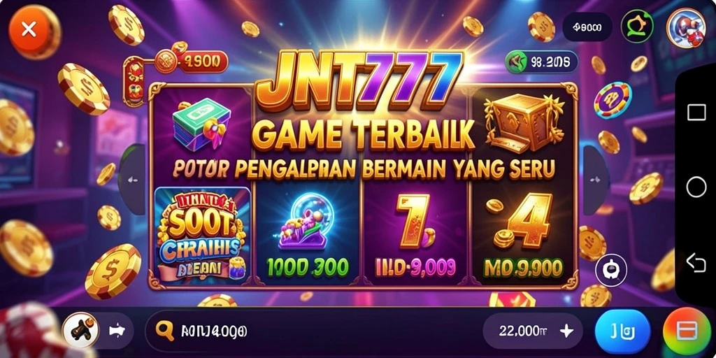 Tampilan gameplay JNT777 yang seru dan menarik.
