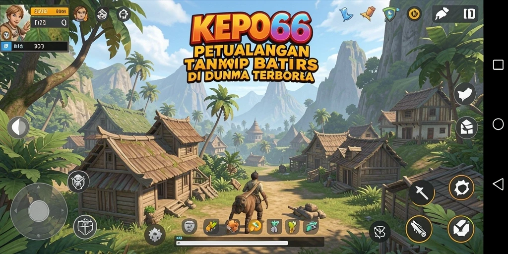 Screenshot utama KEPO66 menunjukkan petualangan yang mendalam di dunia terbuka.