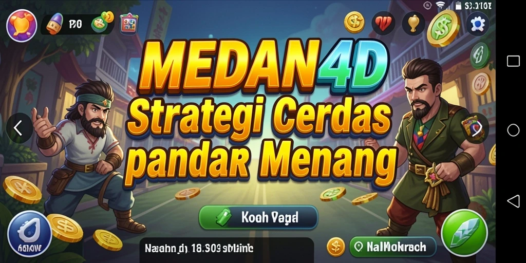 Screenshot MEDAN4D menunjukkan pertempuran strategi yang intens.