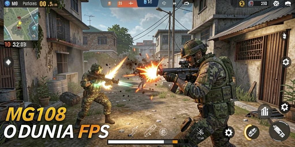 Gameplay seru dengan grafik tinggi di MG108.