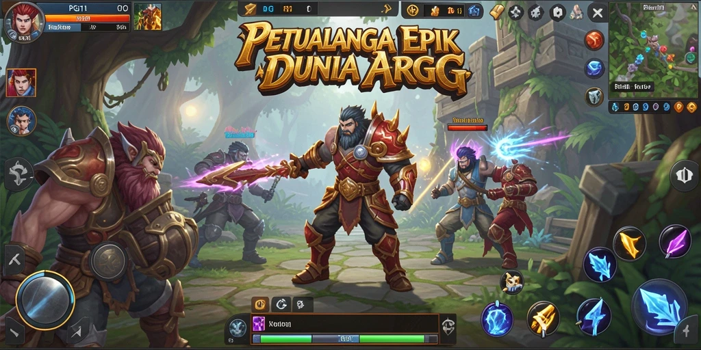 Tampilan gameplay PG11 dengan aksi pertarungan seru dan visual yang menawan.