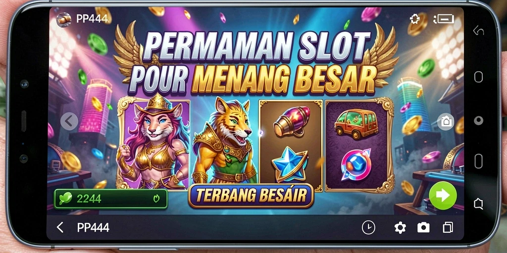 Tampilan slot yang menarik dengan berbagai tema dan hadiah.