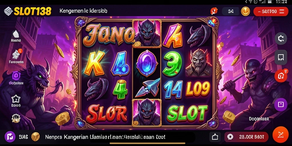 Tampilan gameplay <strong>SLOT138</strong> dengan suasana horor yang mencekam.