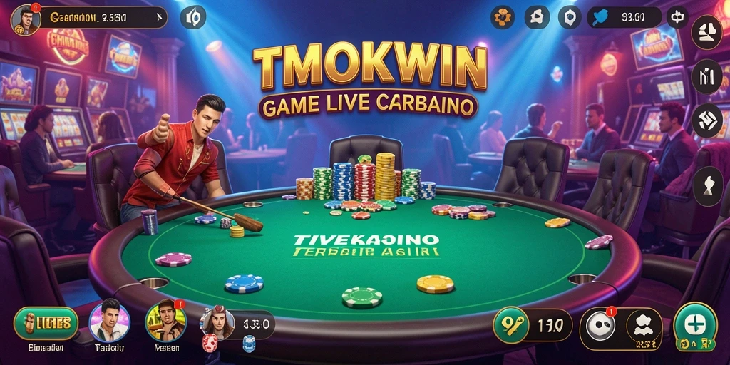Gameplay menegangkan dengan dealer langsung di TMOKWIN.